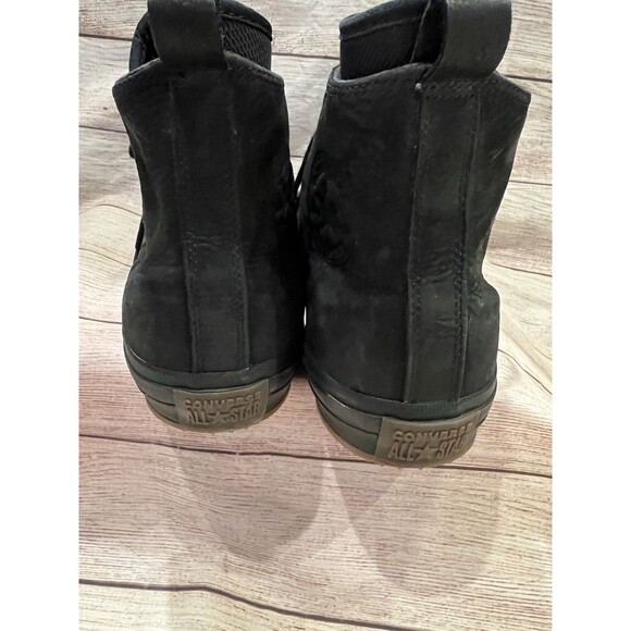 RARE🔥Converse Chuck Taylor All Star Waterproof Nubuck Sneaker Black Men's 9.5 - Picture 4 of 8